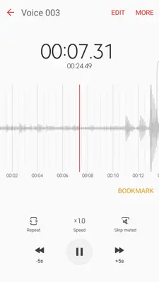 Samsung Voice Recorder android App screenshot 1