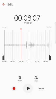 Samsung Voice Recorder android App screenshot 2